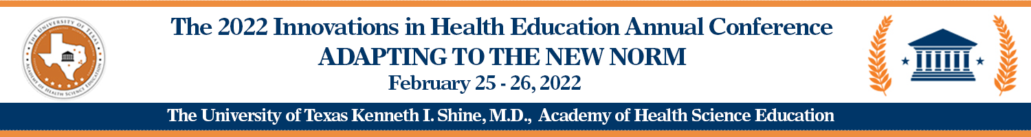 The 2022 Innovations in Health Science Education Annual Conference Banner